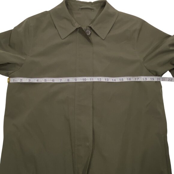 L.L. Bean Womens Petite Small Long Coat trench coat Detachable Liner cabincore - Picture 10 of 13